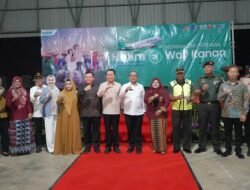 Pj. Gubernur Samsudin Resmikan Rute Penerbangan Way Kanan – Jakarta