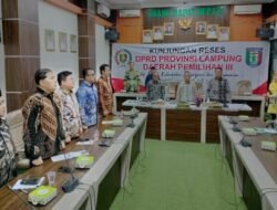 Reses : Staf Ahli Pemkab Pringsewu Sambut Tim Dapil III DPRD Lampung