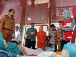 Ketua PMI Lampung Purnama Wulan Sari Kunjungi Lampung Barat, Gugah Semangat Relawan Kemanusiaan