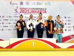 Lampung Tembus Peringkat 10 Nasional di POPNAS XVII 2025, Torehkan 8 Medali Emas