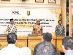 Rakor Pemberantasan Korupsi se-Lampung, Pemprov dan KPK Satu Visi Wujudkan Tata Kelola Pemerintahan Bersih