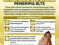 BLTS akan Dicairkan, Simak Cara Cek Online Penerima BLTS