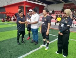Rahmat Visa Hadiri Mini Soccer Ikatan Jurnalis Pemprov 