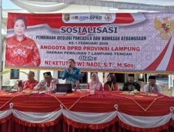 Dewi Nadi Teguhkan Pancasila di Simpang Agung