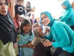 TP PKK Lampung Salurkan Bantuan Sosial dan Dukungan Gizi Anak